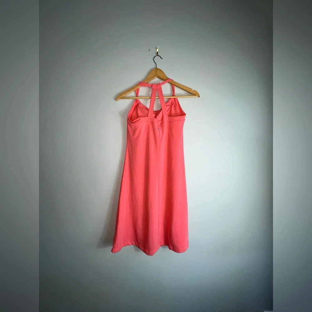 PrAna Quinn halter dress women’s pink coral size small 617 - Picture 5 of 5